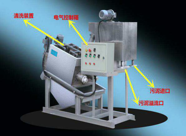 疊螺式污泥脫水機102